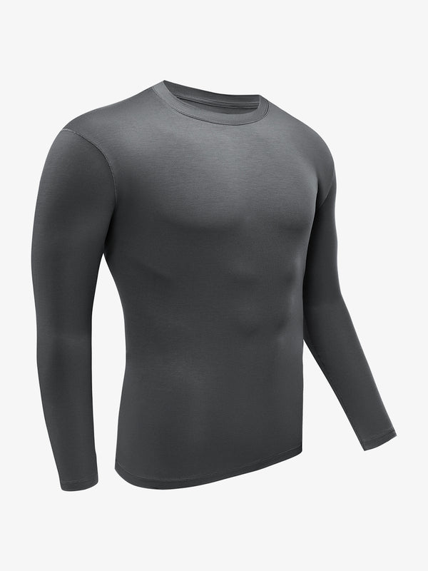 قميص داخلي خفيف الوزن برقبة مستديرة، مصنوع من ألياف TENCEL™ مودال